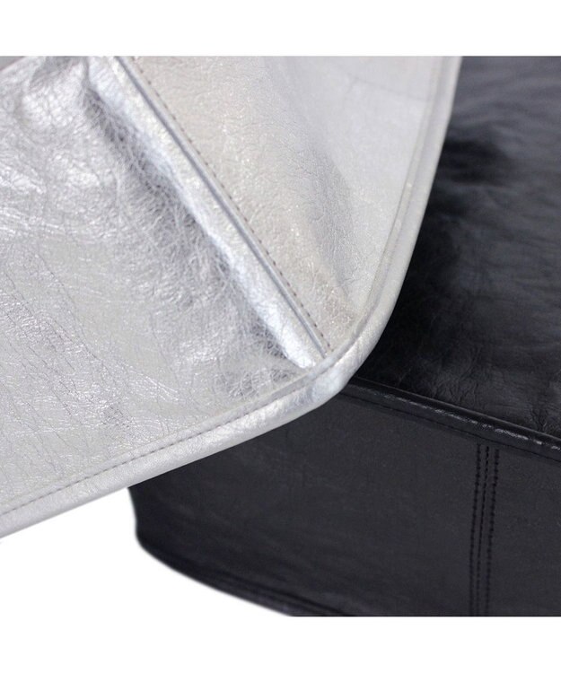 ROOTOTE 1032【木繊維軽量素材】EU.スクエア.メタリック-A 01：シルバー