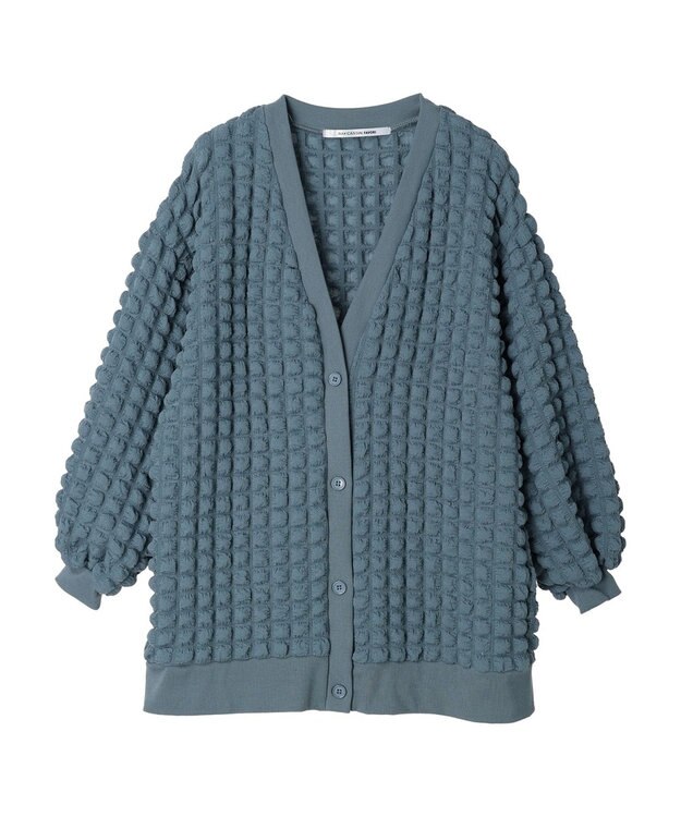 Green Parks ・ＲＡＹ　ＣＡＳＳＩＮ　ポップコーンカーディガン Blue