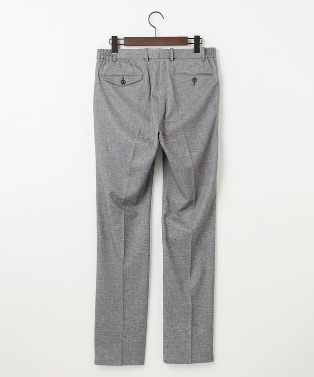 JOSEPH ABBOUD 【ウエストも伸びる！/ストレッチ/弱撥水】フランネルジャージ コンフォートパンツ ライトグレー系