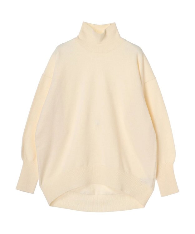 Green Parks もちやわ　モックネックプルオーバー Off White