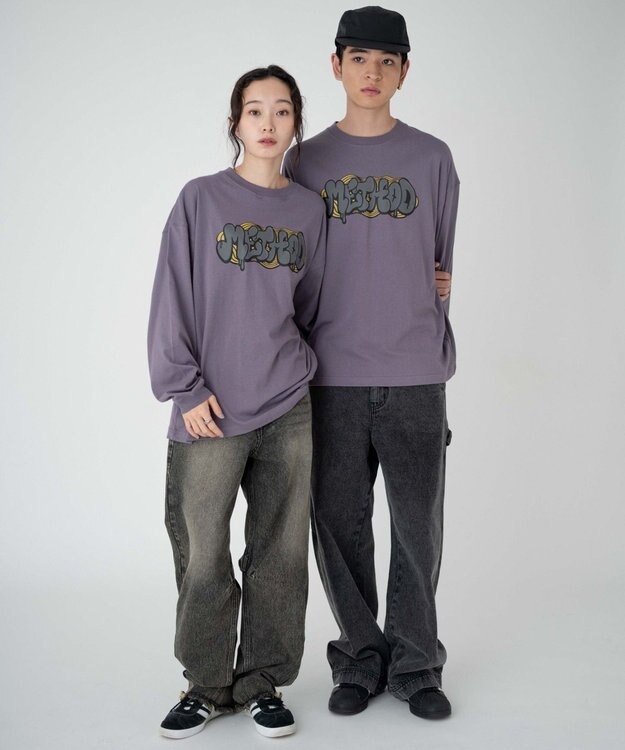 WEGO 【ユニセックス着用ITEM/MLサイズ展開】アソートグラフィックT（LS） 柄10