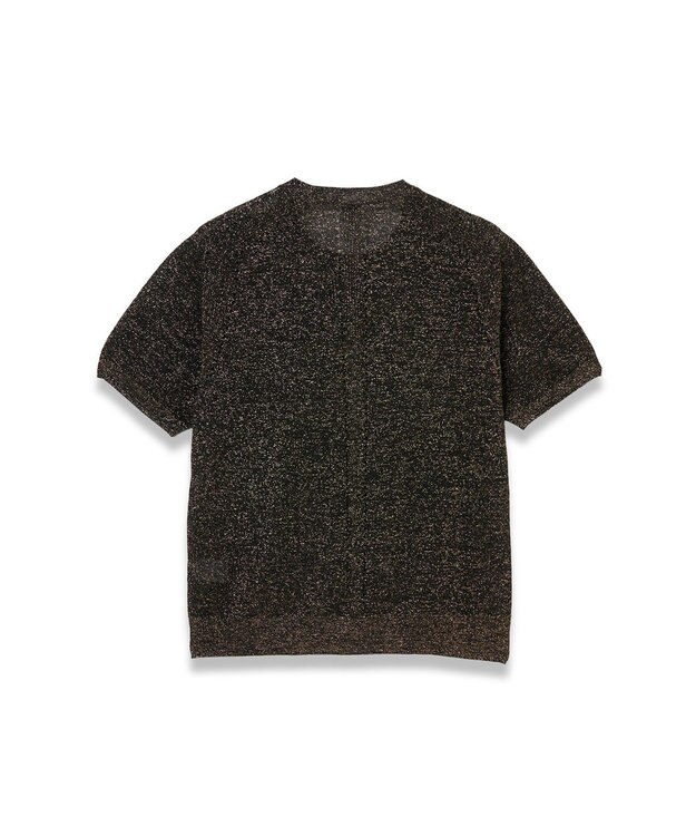 JOSEPH ルレックスニット　ショートスリーブニット Black / Gilt