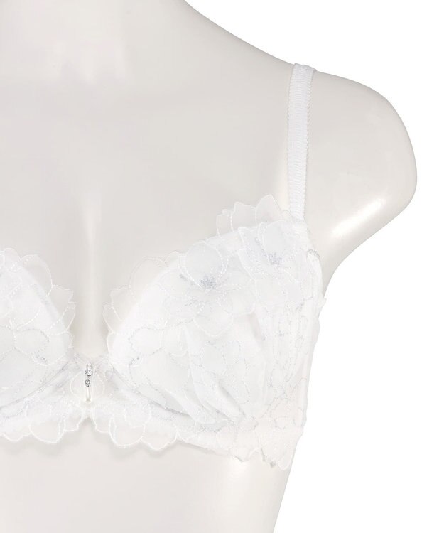 San-ai Resort（三愛水着楽園） 【SALE】エレガントコレクション【2505】単品ブラBCDカップ ホワイト