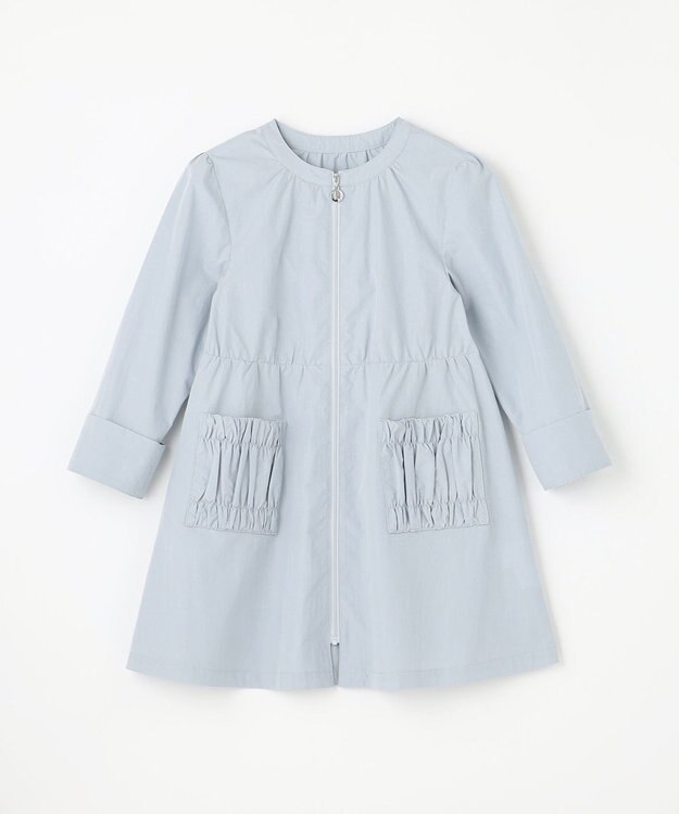 組曲 KIDS 【110-140㎝】ナチュラル スプリングコート サックスブルー系