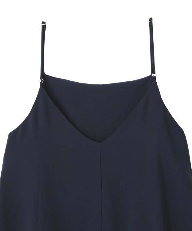 YECCA VECCA レースサテンキャミチュニック Navy