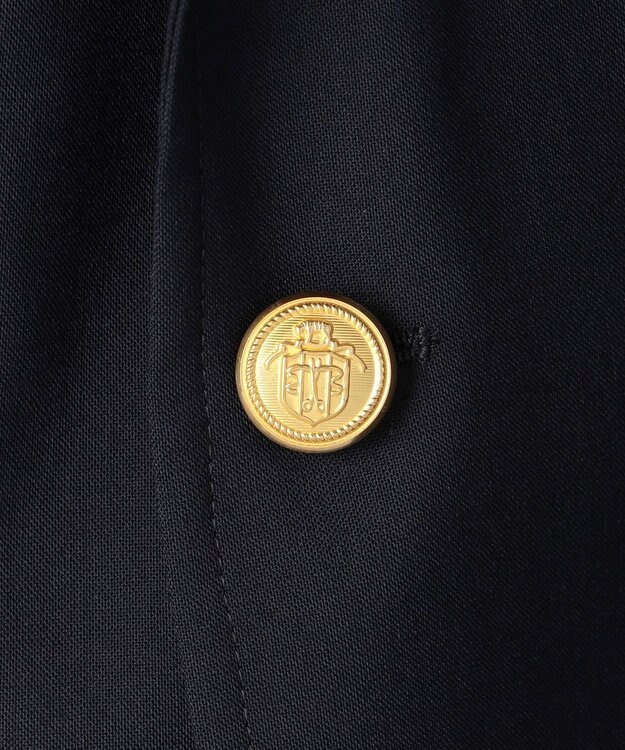 J.PRESS MEN 【J.PRESS ORIGINALS】【UNISEX】Wool Polyester Stretch Toropical 3B Blazer / Baggy Fit ネイビー系