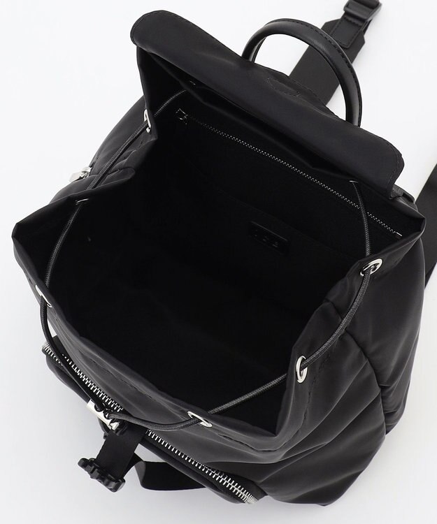 ICB LIMONTA ナイロン フラップ型リュック ブラック系