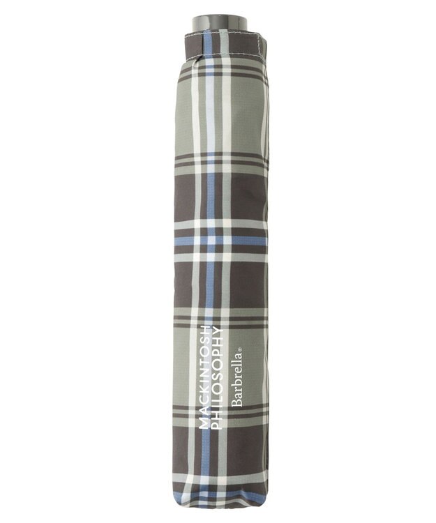 MOONBAT 【超軽量】マッキントッシュ フィロソフィー 折りたたみ傘 Barbrella チェック 55cm UV モカブラウン