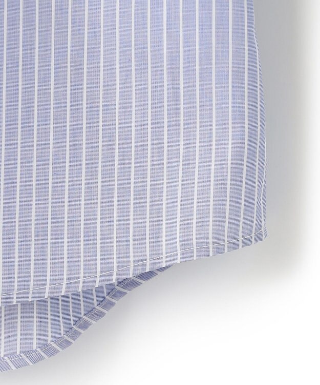 J.PRESS YORK STREET 【WOMEN】クレリックバンドドレス シャツ ブルー系1