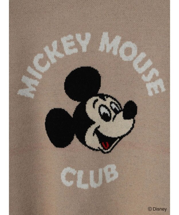Green Parks ミッキーマウス・クラブ／ジャガードニット Light Gray