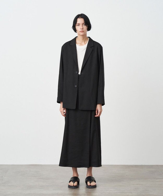 ATON HEAVY HEMP | テーラードジャケット BLACK