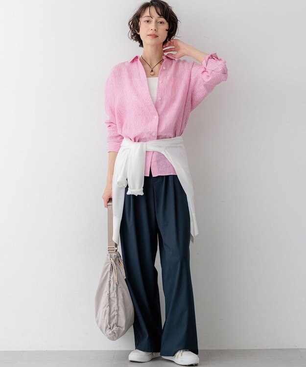 23区 【好評につき追加生産】レザー スニーカー ホワイト系