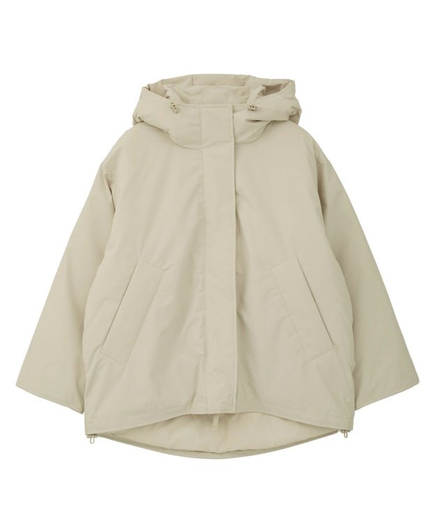 earth music&ecology フーデットパファーコート Beige