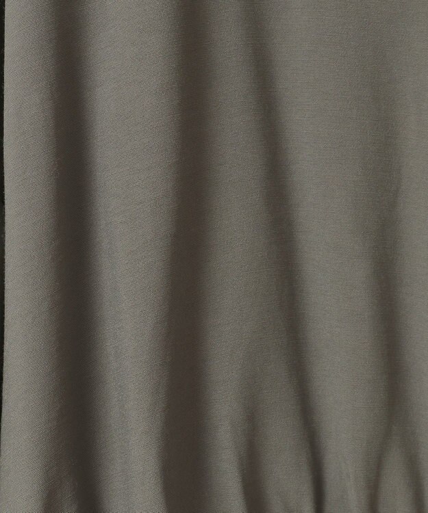 YECCA VECCA ギャザーデザイン配色シャツ Khaki