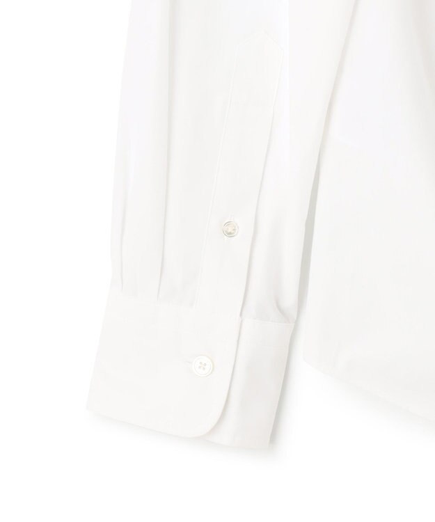 JOSEPH HOMME アートワークシャツ　バンドカラー ホワイト系