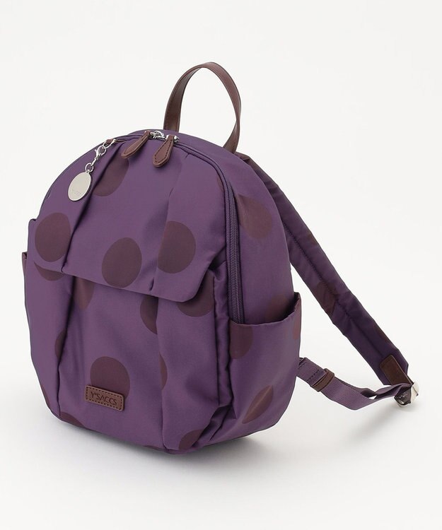 Y'SACCS 【EC店舗限定！】ドットジャカード ミニリュックサック パープル