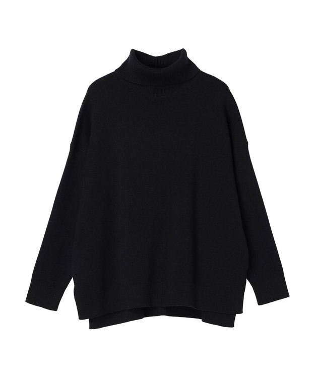 AMERICAN HOLIC バイパチタートルネックニットプルオーバー Black