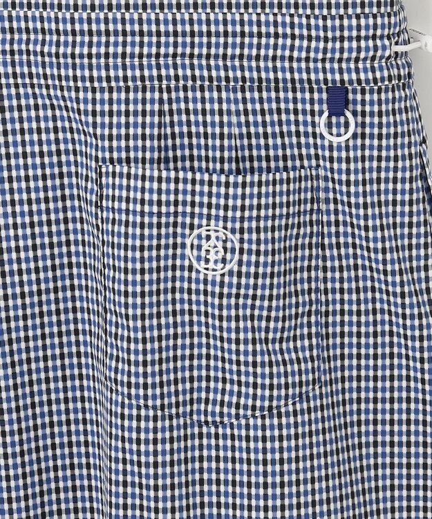 23区GOLF 【WOMEN】ギンガムチェックストレッチワンピース ブルー系3