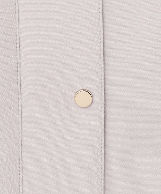 ANY SIS S 【洗える】フーデットロング アウター ライトグレー