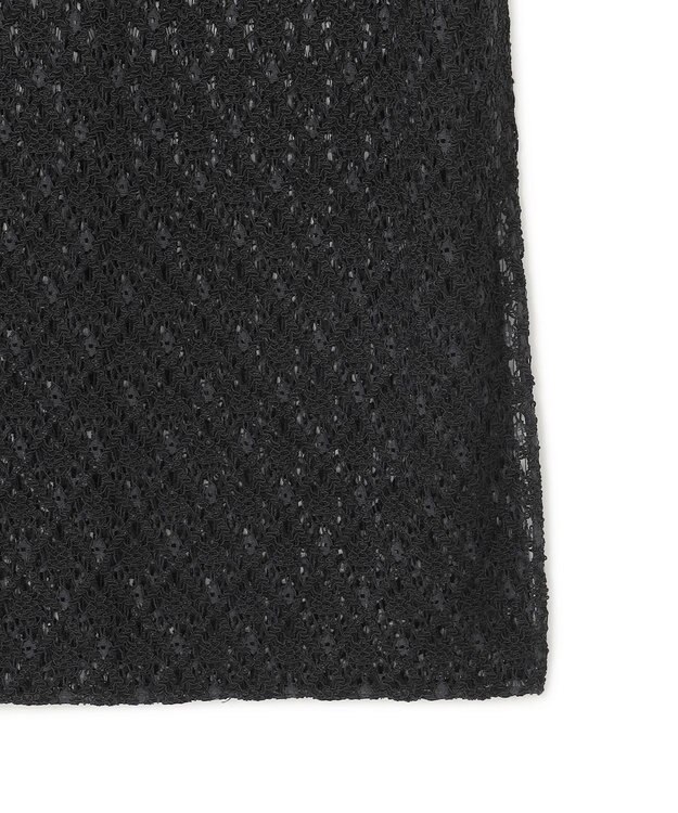 uncrave ジオメトリックレース キャミソールワンピース ブラック