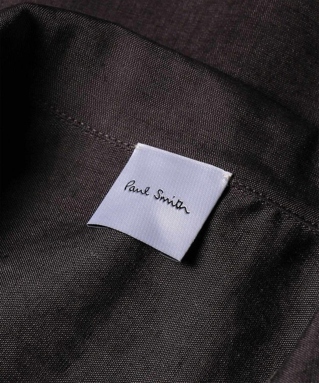 Paul Smith レーヨンリネン パッチポケット ブルゾン ダークブラウン
