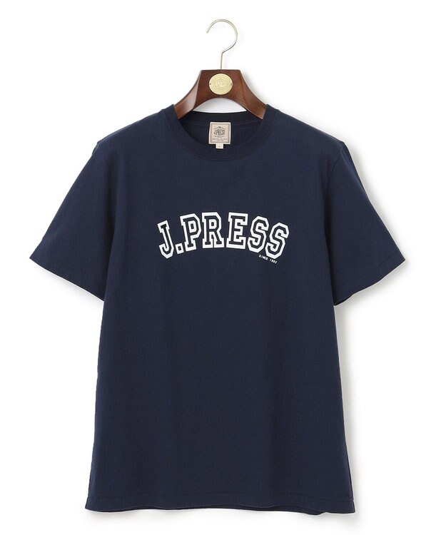 J.PRESS MEN J.PRESS アーチロゴＴシャツ ネイビー系