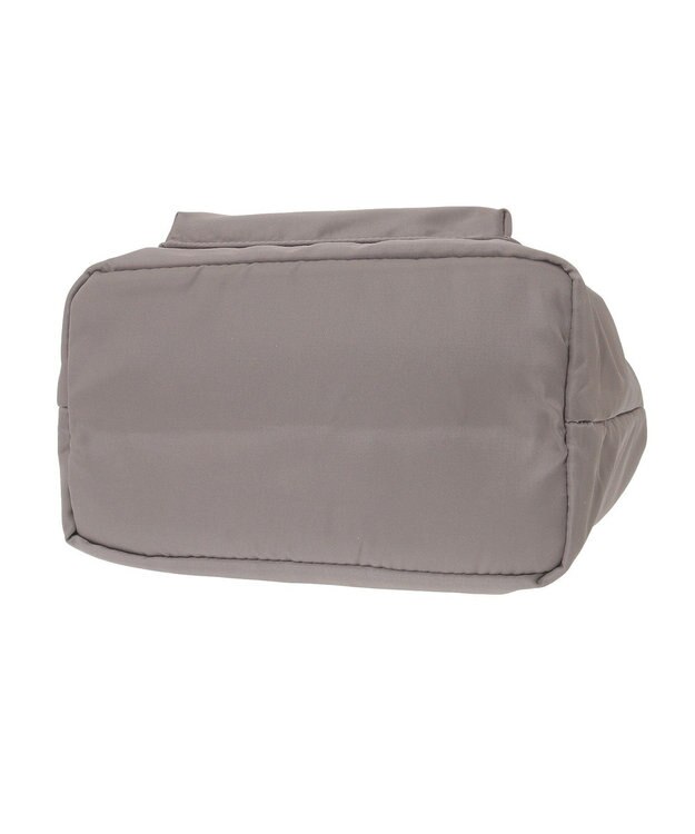 Green Parks ・ｆｕｒｒｙ　ｒａｔｅ　ナイロンドロートート Gray Beige