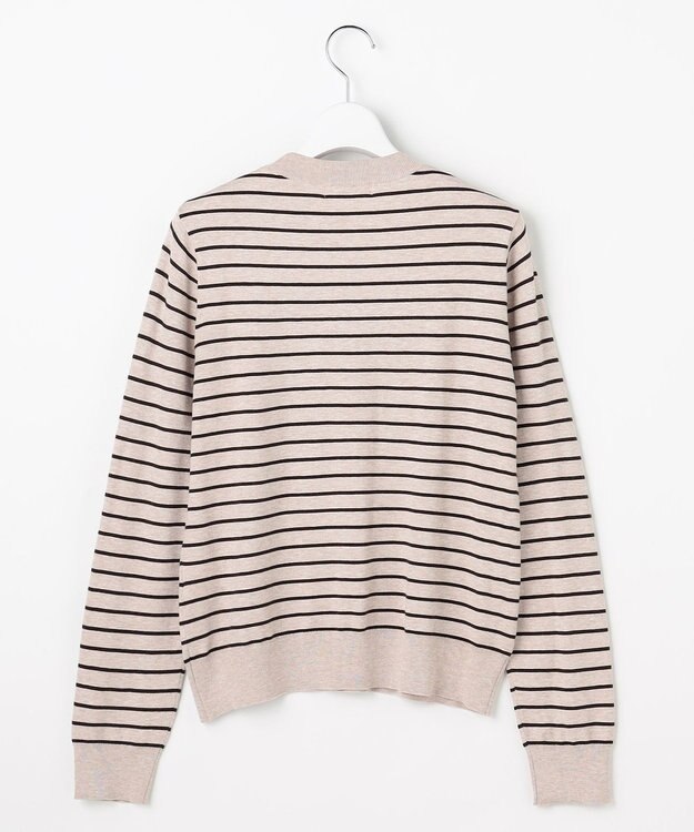 J.PRESS LADIES 【WEB限定】PRINCE クルーネック ニット 【WEB限定】トップベージュ×ダークブラウン系