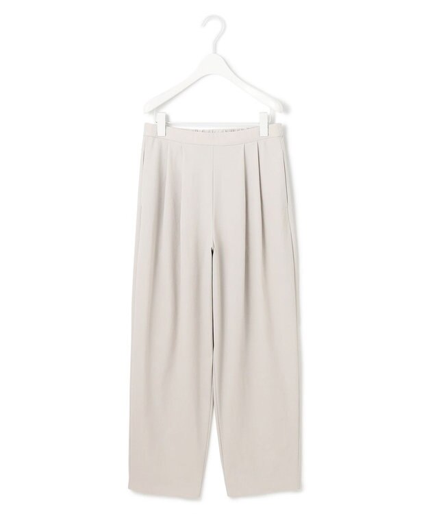 ICB L 【接触冷感・UVカット・防シワ・洗える】 アトラストリコット テーパードパンツ トープ系