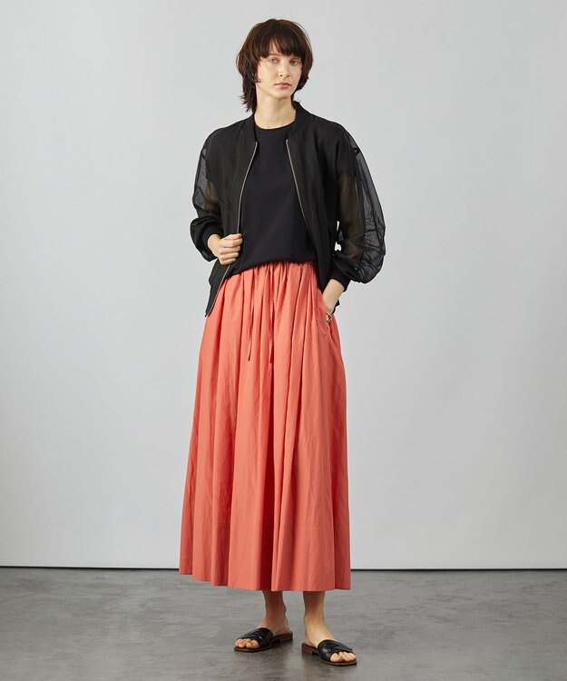 BEIGE， AURAY / ギャザースカート Punjab