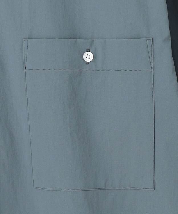 UNFILO MENS 【男女兼用】コンフォート カジュアル ワイドシャツ [24年秋冬商品] ダークブルー