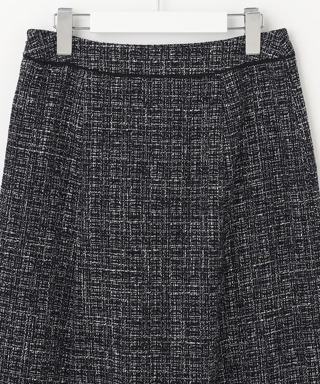 J.PRESS LADIES ファンシーツイード スカート ネイビー系1