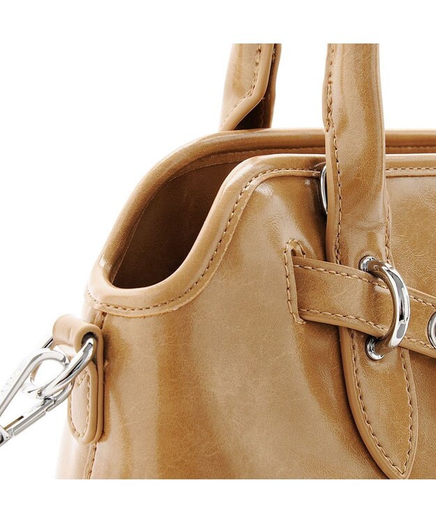 MioFIRANO スナップフックベルトハンドバッグ 2WAY　FIRANO フィラノ BEIGE