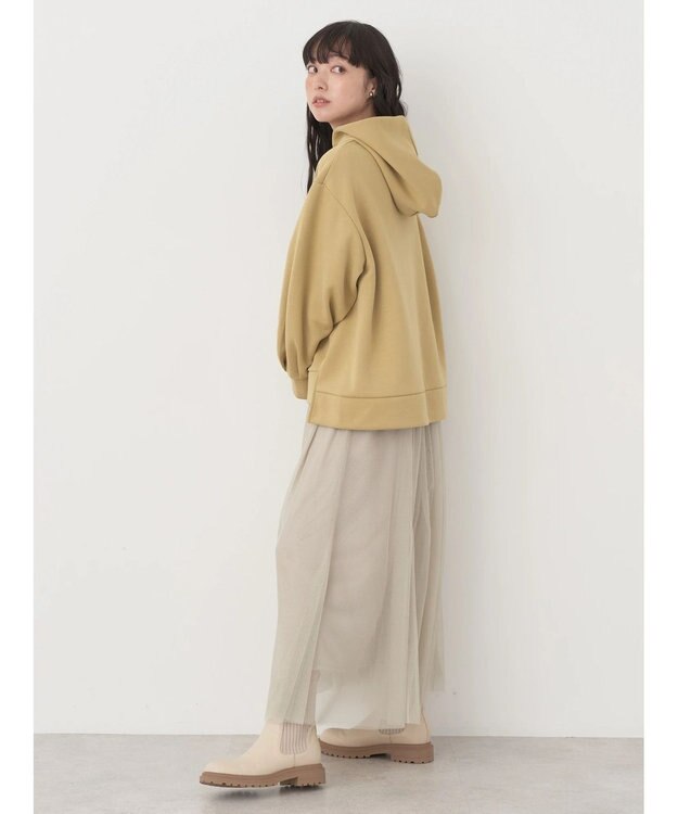 earth music&ecology ダンボールパーカー Yellow