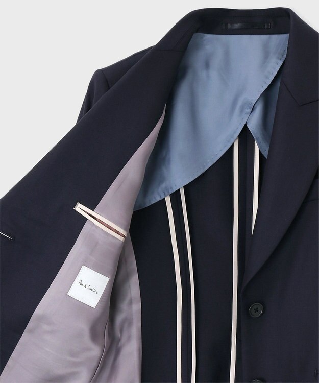 Paul Smith 【背抜き】トラベル ボックスジャケット ネイビー