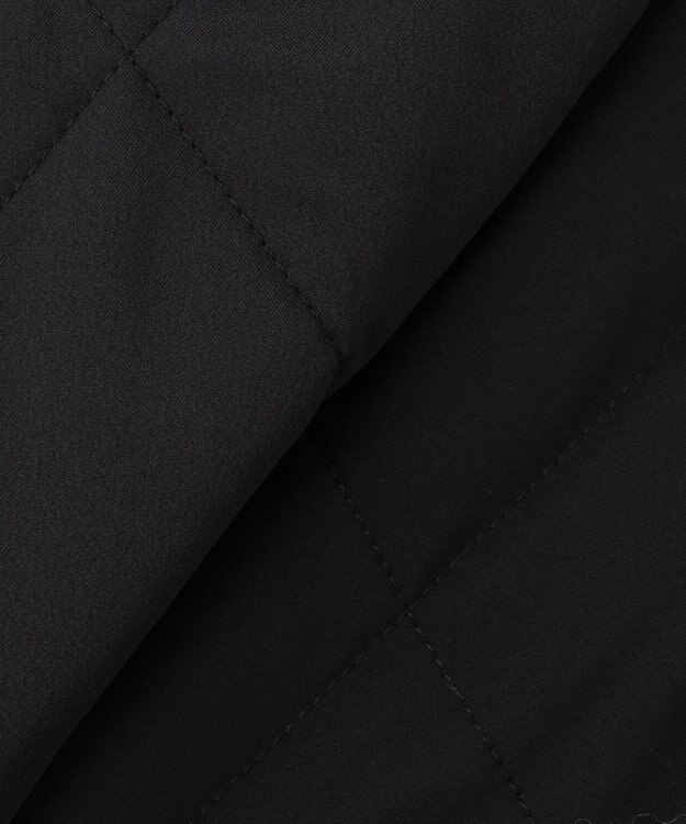 23区GOLF 【MEN】中綿キルトプルオーバー ブラック系