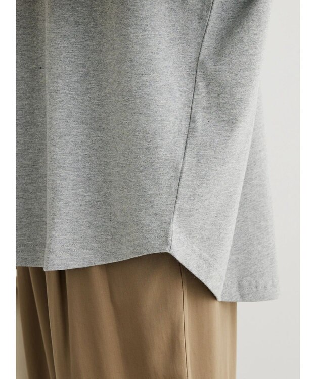 Green Parks ・Ｄｏｕｂｌｅ　Ｆｌａｇｓ　ラグラン７分袖Ｔシャツ Charcoal Gray