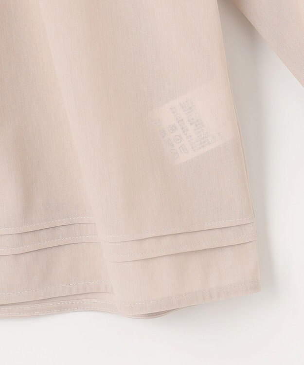 J.PRESS LADIES L 【洗える】シアー カーディガン ベージュ系