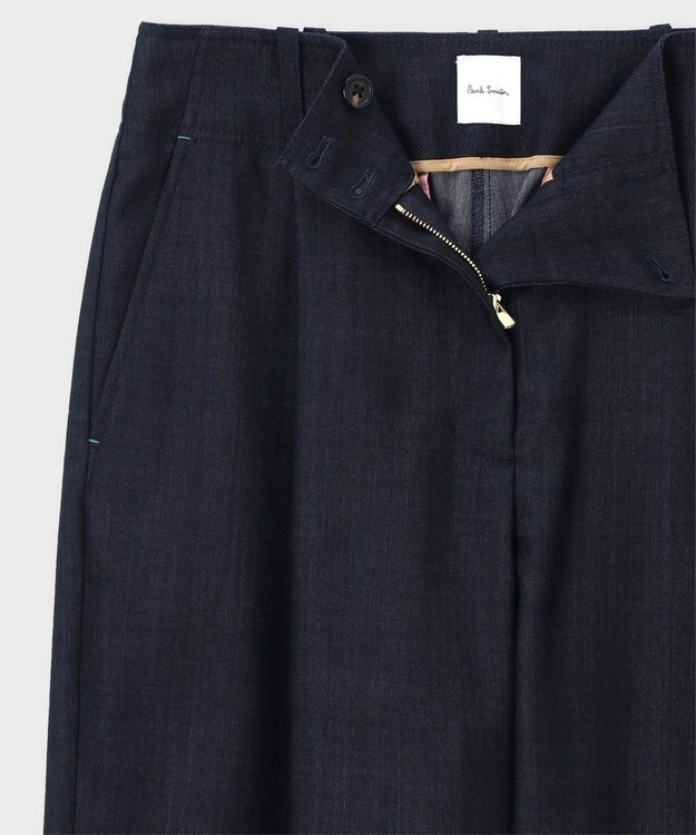 Paul Smith デニム ライク ウール パンツ ネイビー