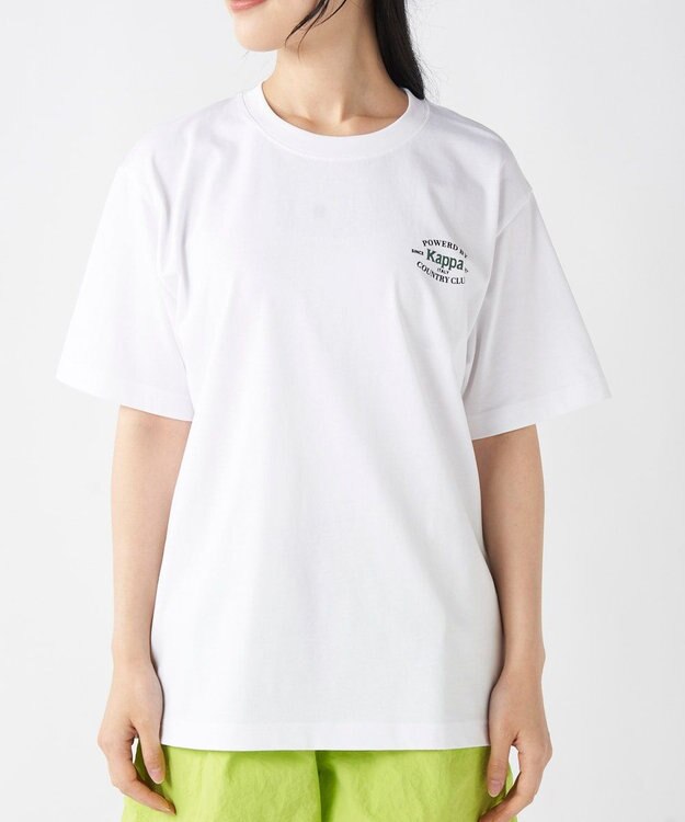 OP／FILA 【Kappa】ゴルフグラフィック Tシャツ ホワイト