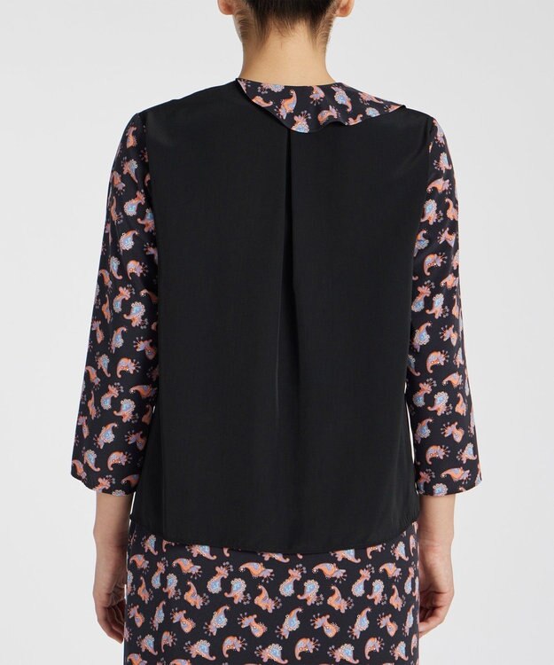 Paul Smith 【オンラインショップ限定】Mini Burle Paisleyブラウス ブラック