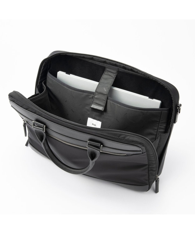 ACE BAGS & LUGGAGE ace.  ヴァシリアス ビジネスバッグ A4サイズ 13.3インチPC収納 17751 エース ブラック×ブラック