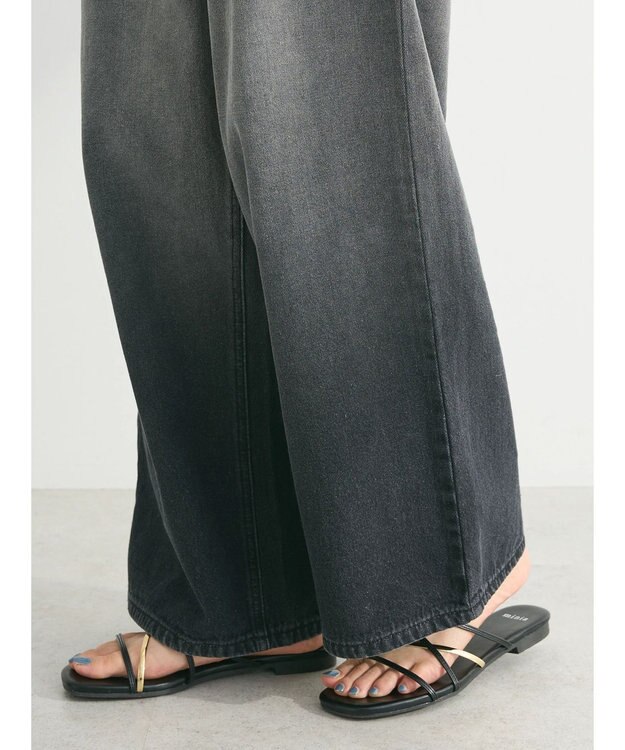 Green Parks ・ＥＬＥＮＣＡＲＥ　ＤＵＥグラデーションデニムパンツ Gray Mixture