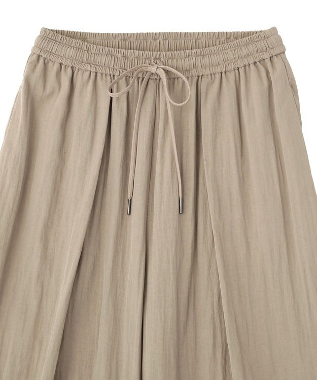 YECCA VECCA 【UVカット/遮熱/接触冷感】COOLタックワイドパンツ Gray Beige