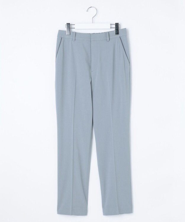J.PRESS LADIES 【洗える】CARREMAN 2WAY テーパード パンツ スモーキーサックス系