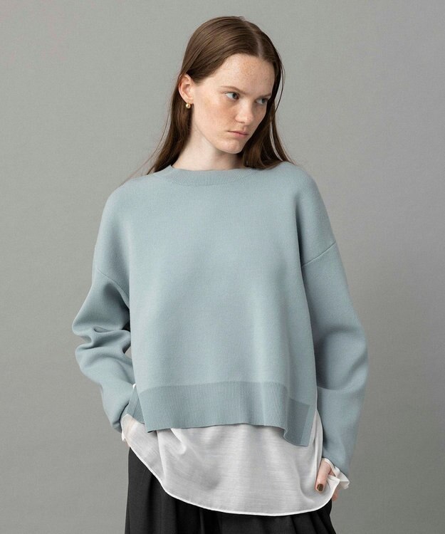 NAVE 【ReNAVE・洗える】シアーボイル ブラウス ホワイト系