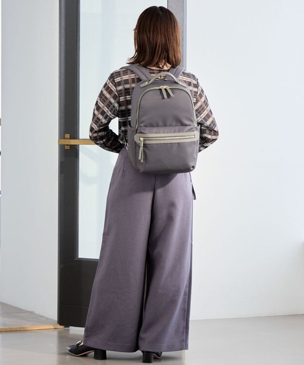 ACE BAGS & LUGGAGE ace. ラポルテム ビジネスリュック 2気室 A4 13.3インチPC収納 15L 68521 エース グレー