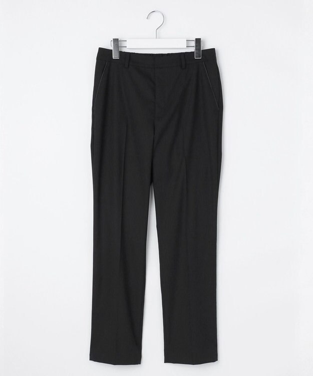 J.PRESS LADIES 【洗える】CARREMAN 2WAY テーパード パンツ ブラック系