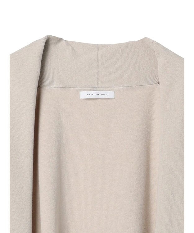 AMERICAN HOLIC コクーンニットジレ Light Gray