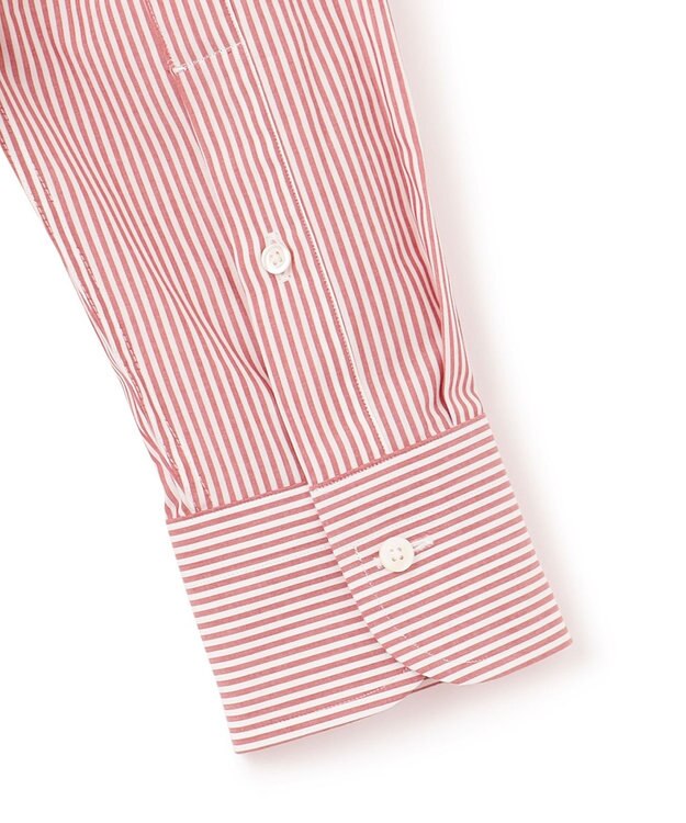 J.PRESS MEN 【WEB・一部店舗限定】ロンドンストライプシャツ/B.D. レッド系1